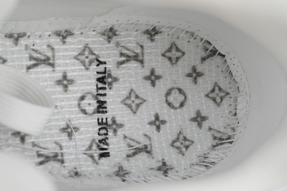 PK God Batch Louis Vuitton Trainer Black White Swarovski 1ABM08