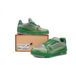 PK God Batch Louis Vuitton Trainer sneaker Green