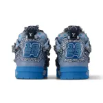 PK God Batch Louis Vuitton Skate Trainer Blue Swarovski Monogram