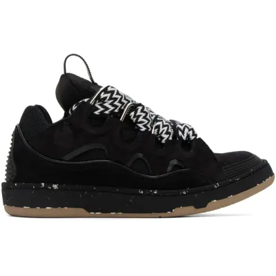 Lanvin Curb Sneaker Black Brown 02