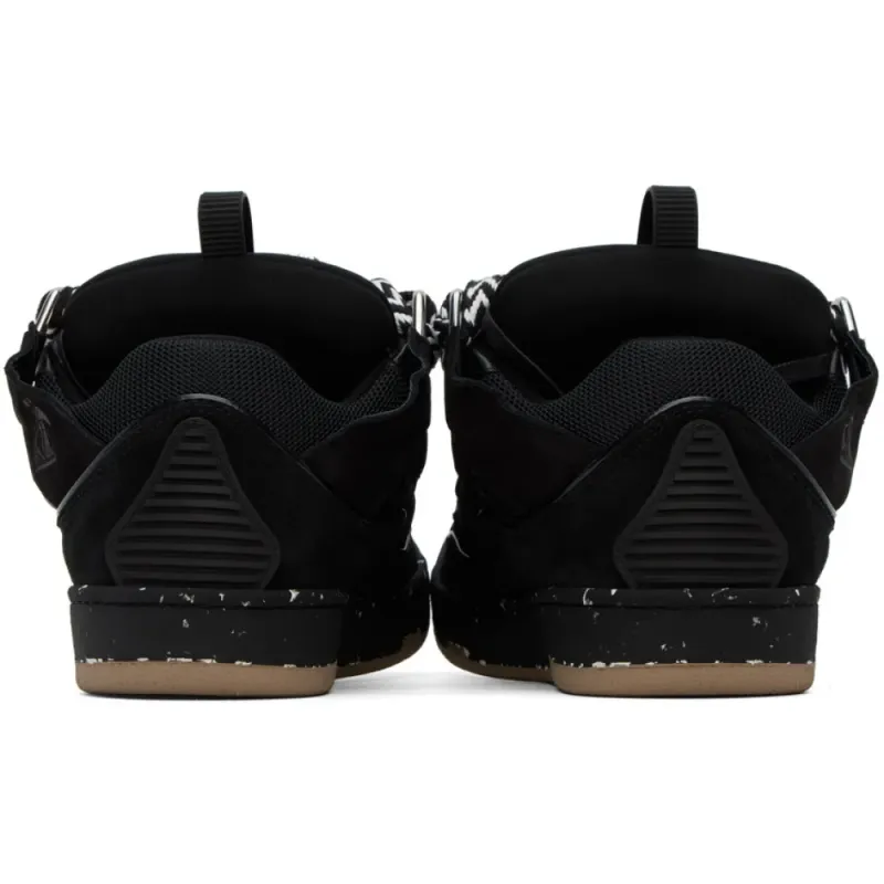 Lanvin Curb Sneaker Black Brown