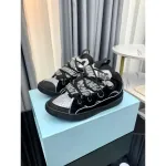 Lanvin Curb Sneaker Black Grey FM-SKRK11-REFL-P2210