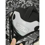 Lanvin Curb Sneaker Black Grey FM-SKRK11-REFL-P2210