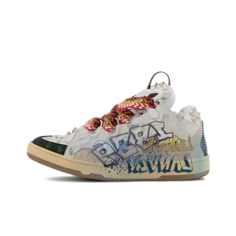 Lanvin Curb Sneaker Graffiti