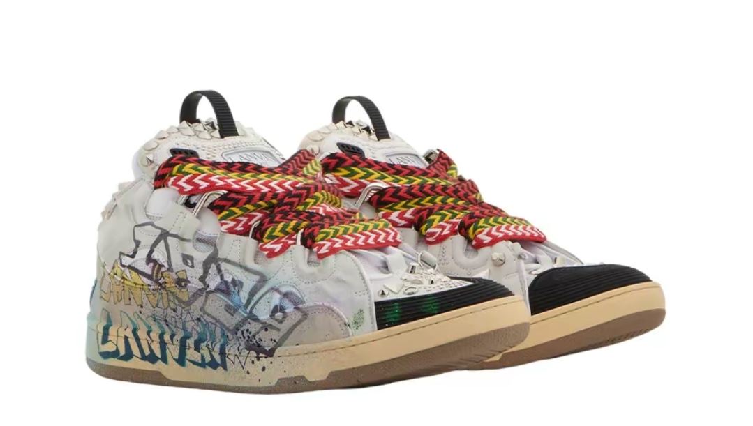Lanvin Curb Sneaker Graffiti