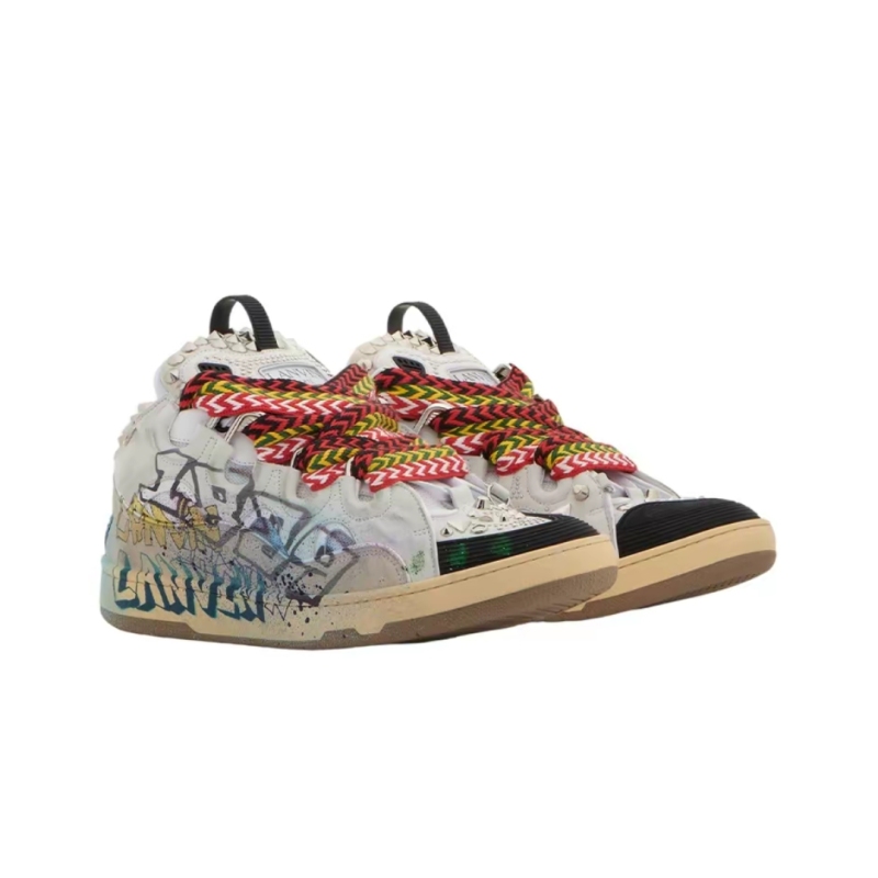 Lanvin Curb Sneaker Graffiti