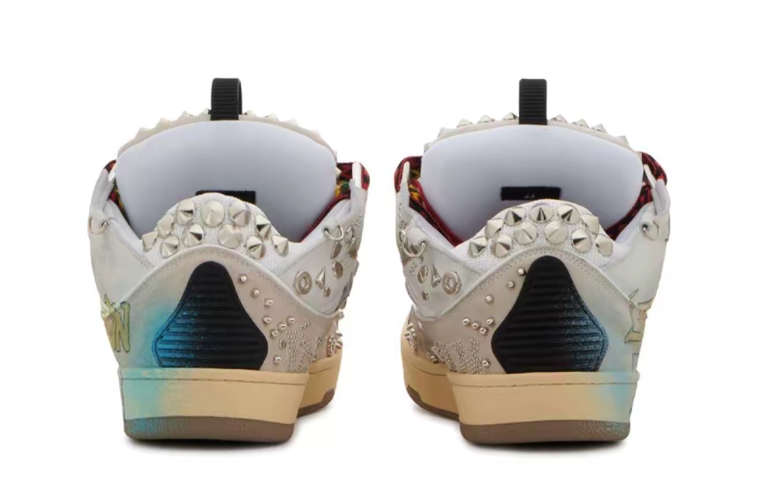 Lanvin Curb Sneaker Graffiti