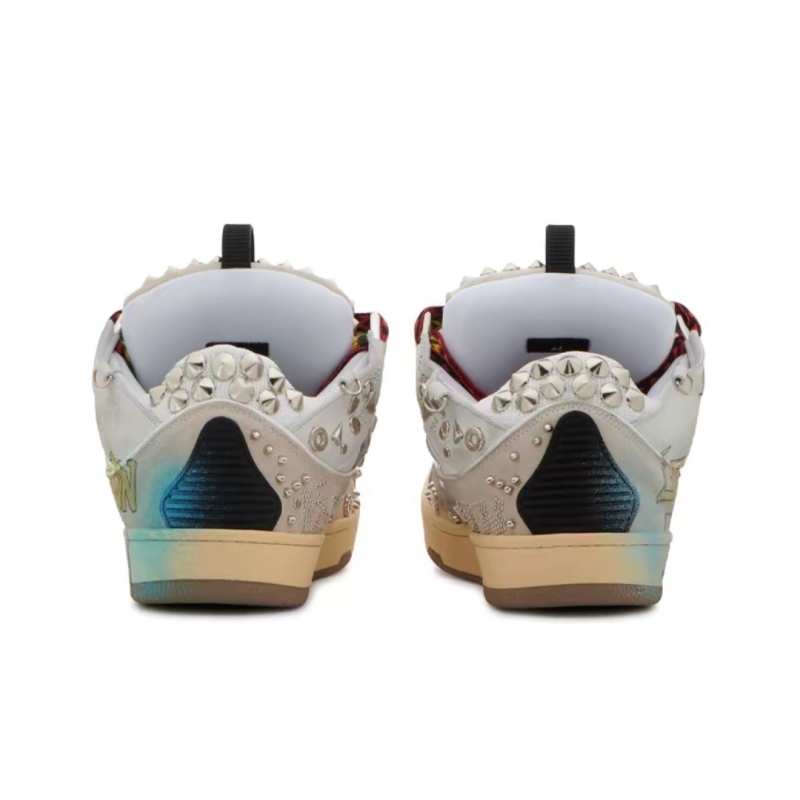 Lanvin Curb Sneaker Graffiti