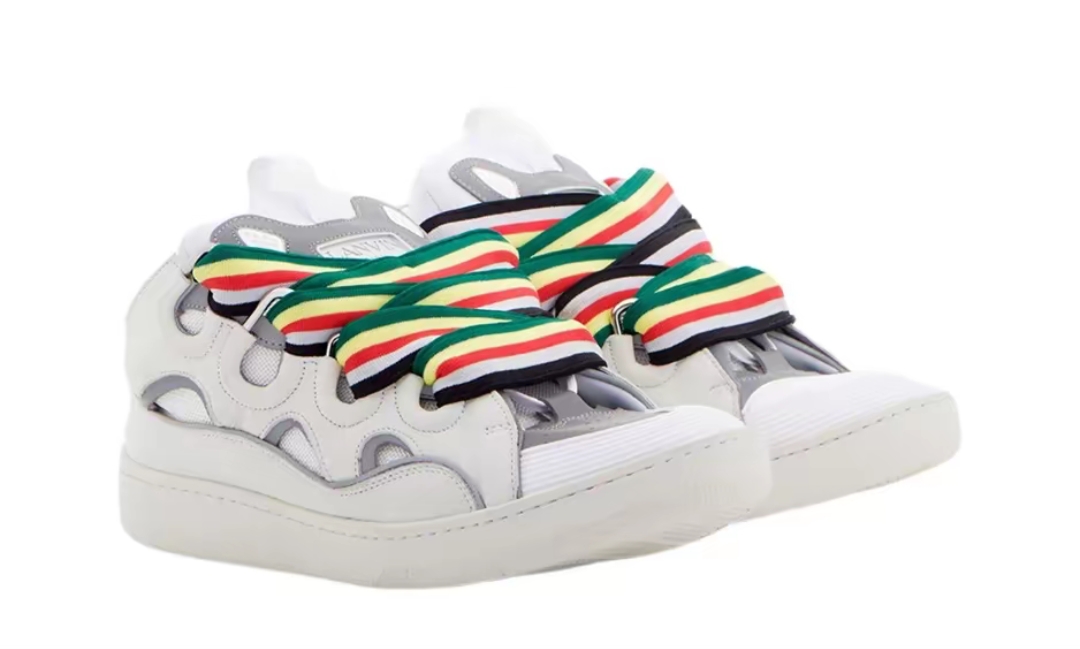 Lanvin Curb Sneakers White
