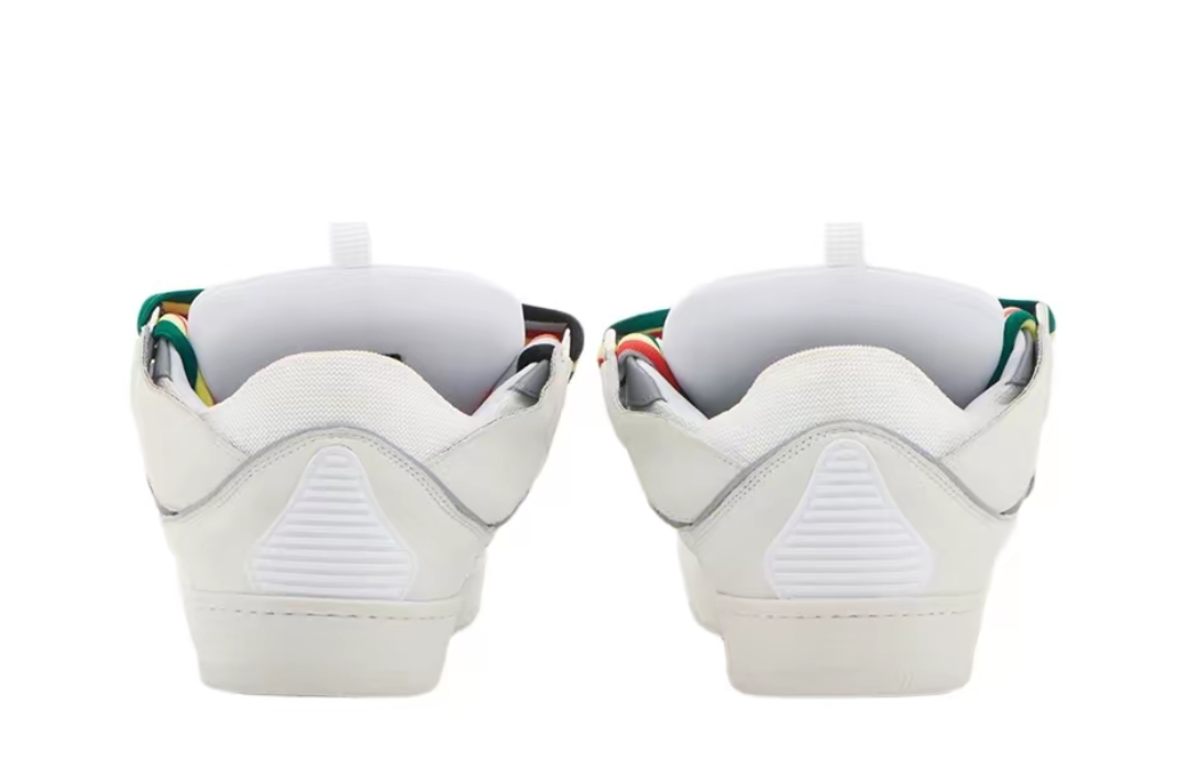 Lanvin Curb Sneakers White
