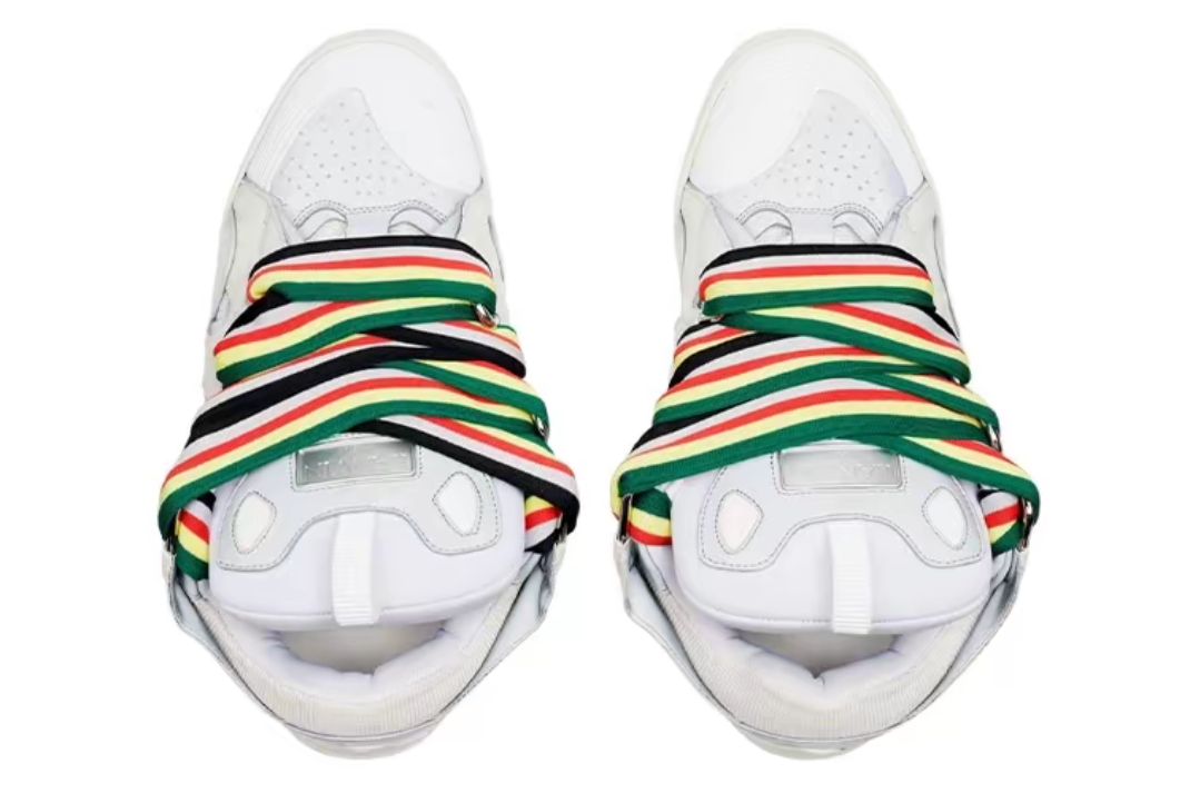 Lanvin Curb Sneakers White