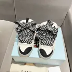 Lanvin Curb Sneakers White Black