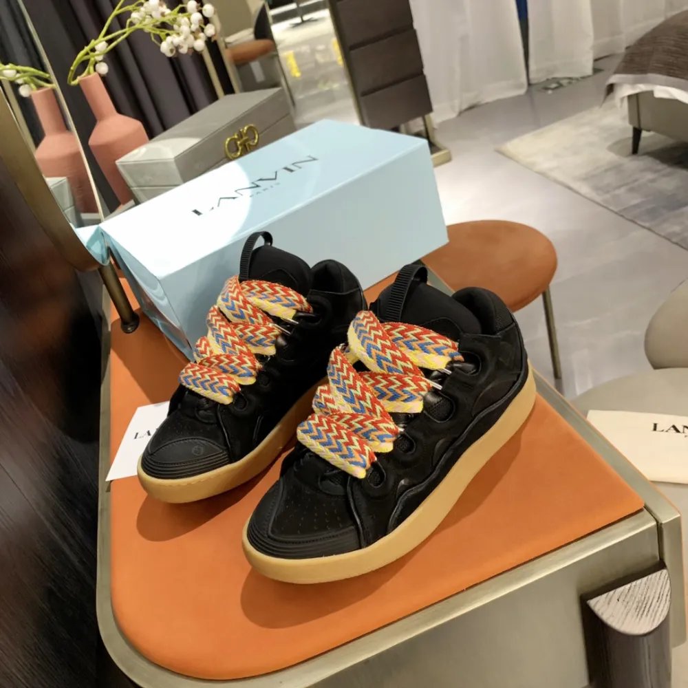 Lanvin Leather Curb Black PB