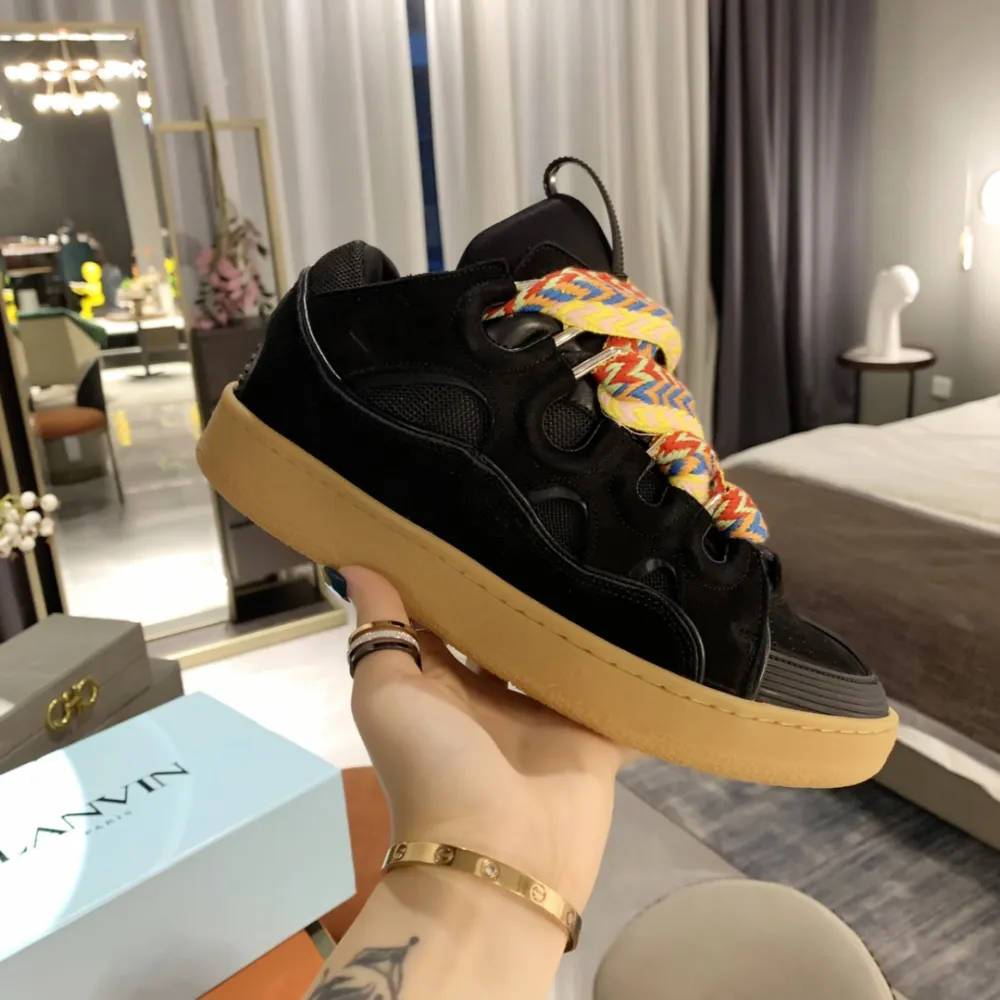 Lanvin Leather Curb Black PB