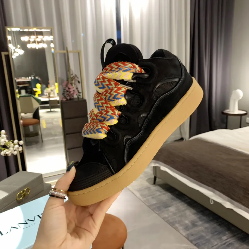 Lanvin Leather Curb Black PB