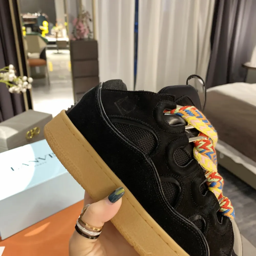 Lanvin Leather Curb Black PB