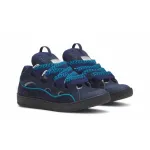 LANVIN White Navy Blue