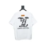 Louis Vuitton 25ss Cloud Polka Dots Lamination Print Short Sleeve White