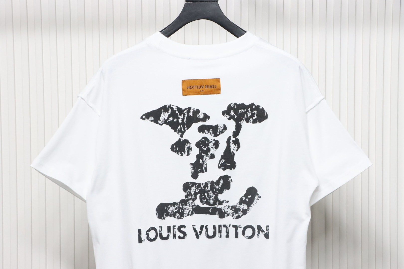 Louis Vuitton 25ss Cloud Polka Dots Lamination Print Short Sleeve White