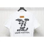 Louis Vuitton 25ss Cloud Polka Dots Lamination Print Short Sleeve White