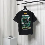 Louis Vuitton 25ss Limited Edition Floral Graffiti Back Foam Short Sleeve