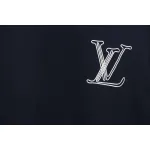 Louis Vuitton 25ss line logo foam print short sleeve black