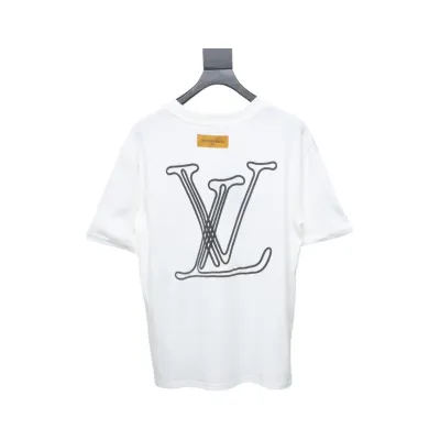Louis Vuitton 25ss line logo foam print short sleeves 02