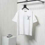 Louis Vuitton 25ss line logo foam print short sleeves