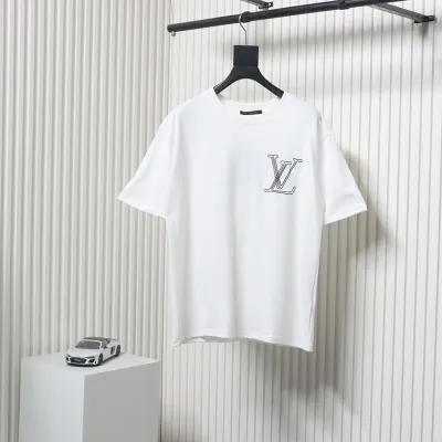 Louis Vuitton 25ss line logo foam print short sleeves 01