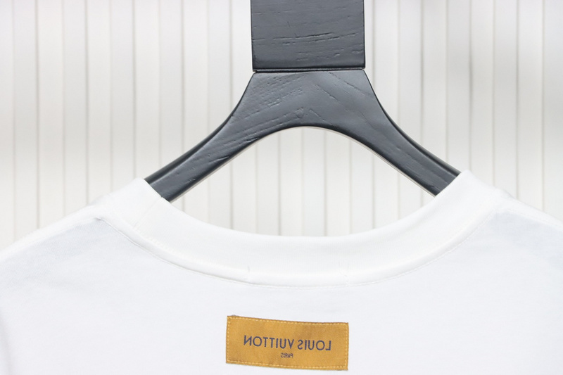 Louis Vuitton 25ss line logo foam print short sleeves