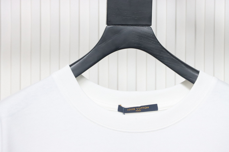 Louis Vuitton 25ss line logo foam print short sleeves