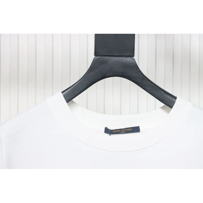 Louis Vuitton 25ss line logo foam print short sleeves