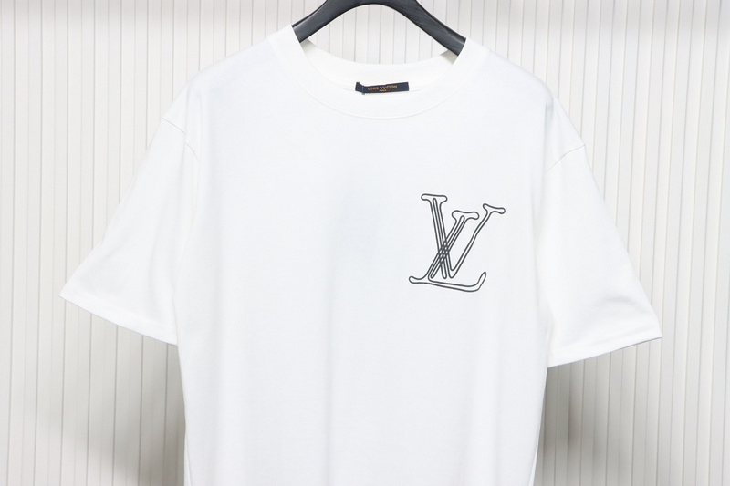 Louis Vuitton 25ss line logo foam print short sleeves