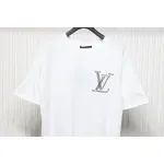 Louis Vuitton 25ss line logo foam print short sleeves