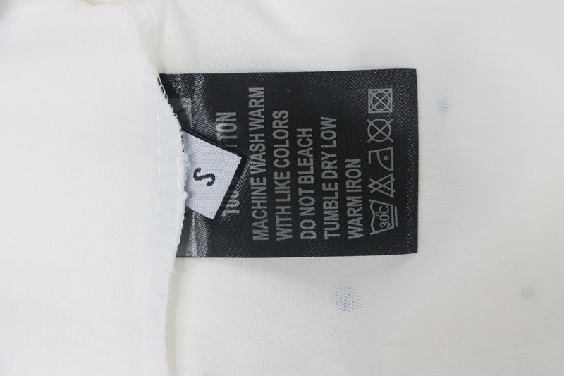 Louis Vuitton 25ss line logo foam print short sleeves