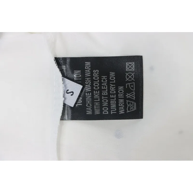 Louis Vuitton 25ss line logo foam print short sleeves