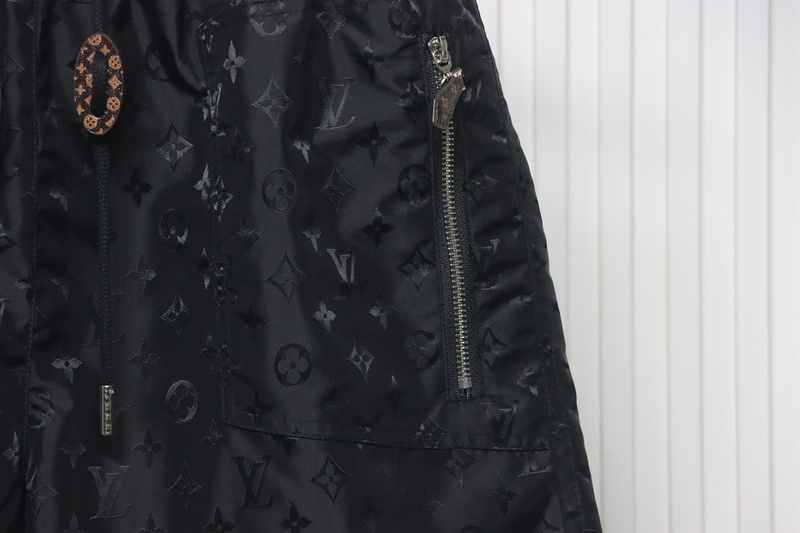 Louis Vuitton all over print monogram zip up shorts