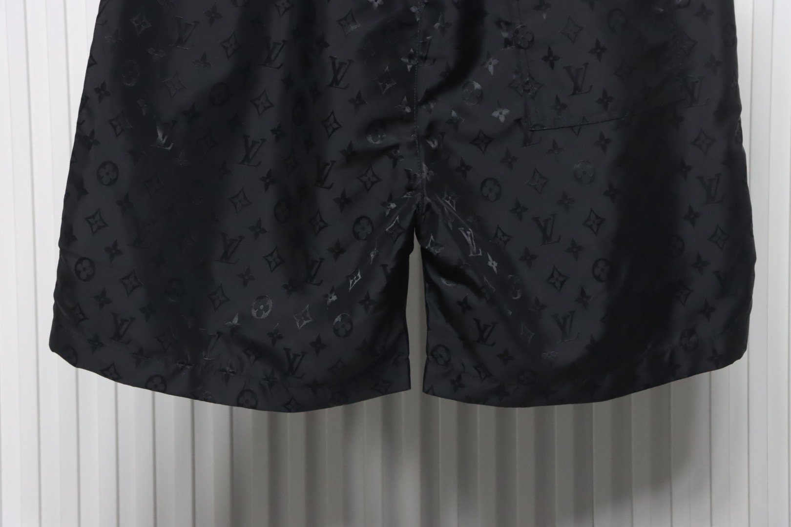 Louis Vuitton all over print monogram zip up shorts