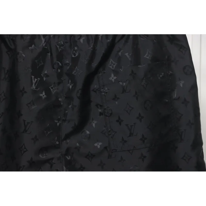 Louis Vuitton all over print monogram zip up shorts