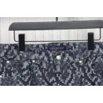 Louis Vuitton asymmetric snake print jeans