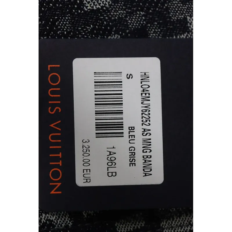 Louis Vuitton asymmetric snake print jeans