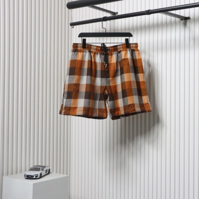 Louis Vuitton Checkerboard Embroidered Lettering Shorts 01