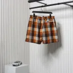 Louis Vuitton Checkerboard Embroidered Lettering Shorts