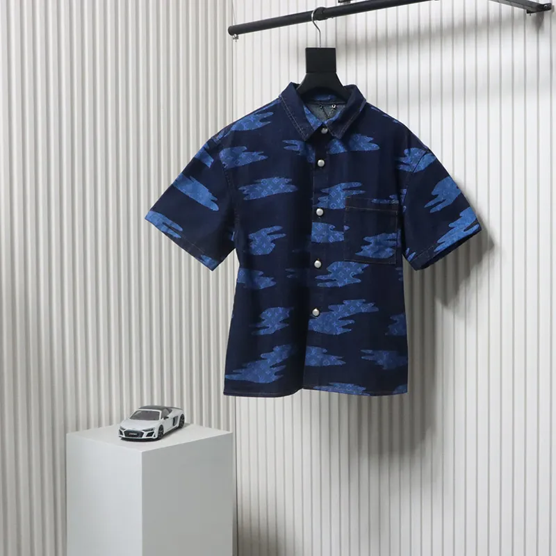 Louis Vuitton Cloud Sky Blue Shirt Denim Jacket
