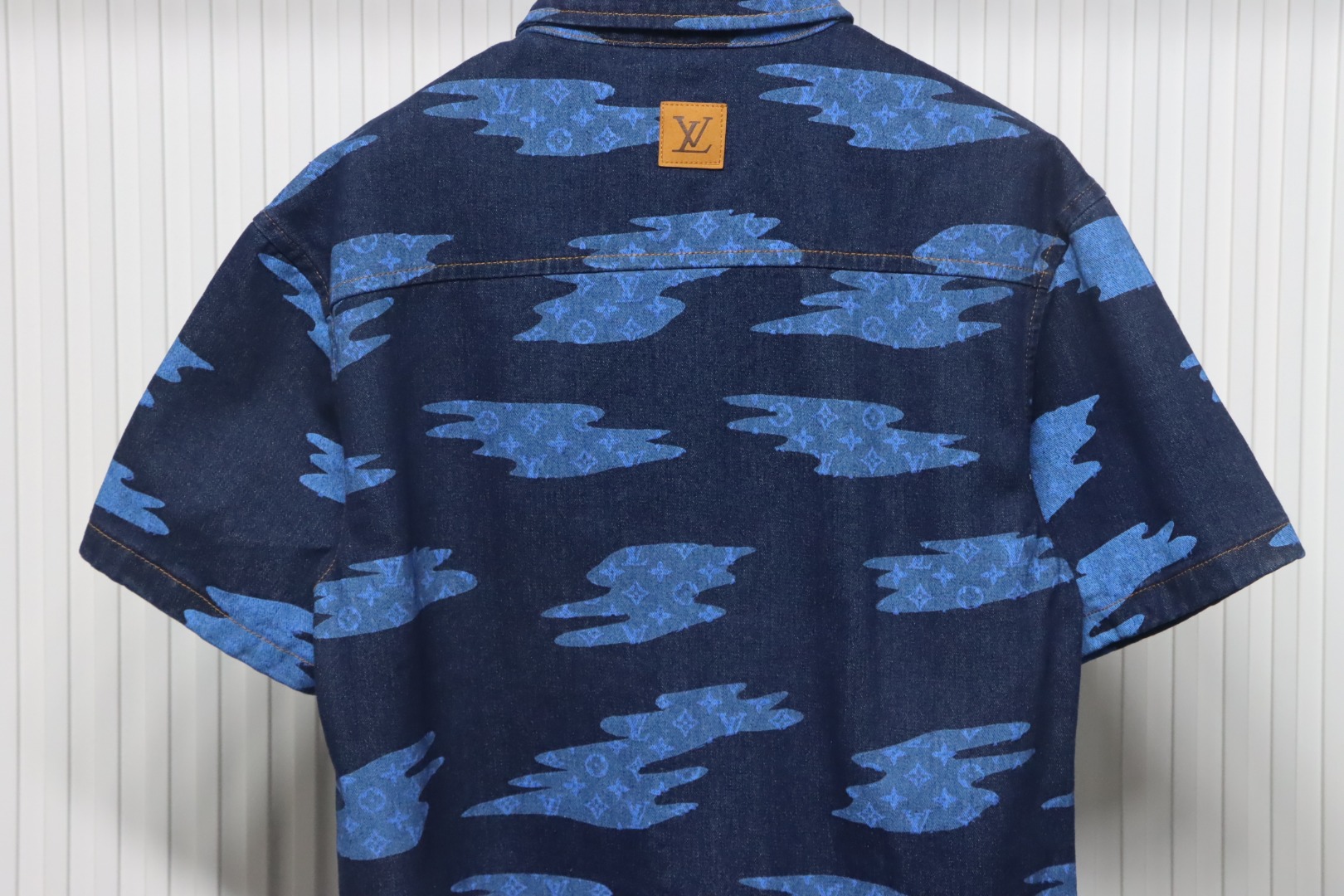 Louis Vuitton Cloud Sky Blue Shirt Denim Jacket