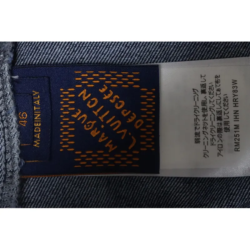 Louis Vuitton Cloud Sky Blue Shirt Denim Jacket