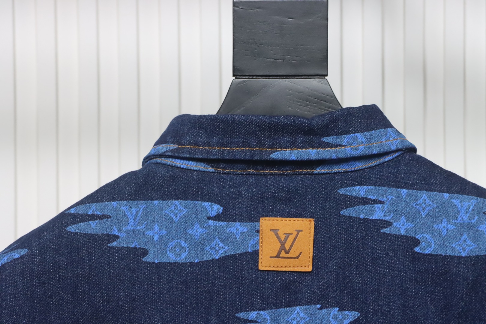 Louis Vuitton Cloud Sky Blue Shirt Denim Jacket