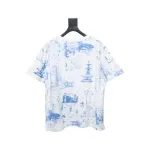 Louis Vuitton Dog Walking Print Short Sleeve