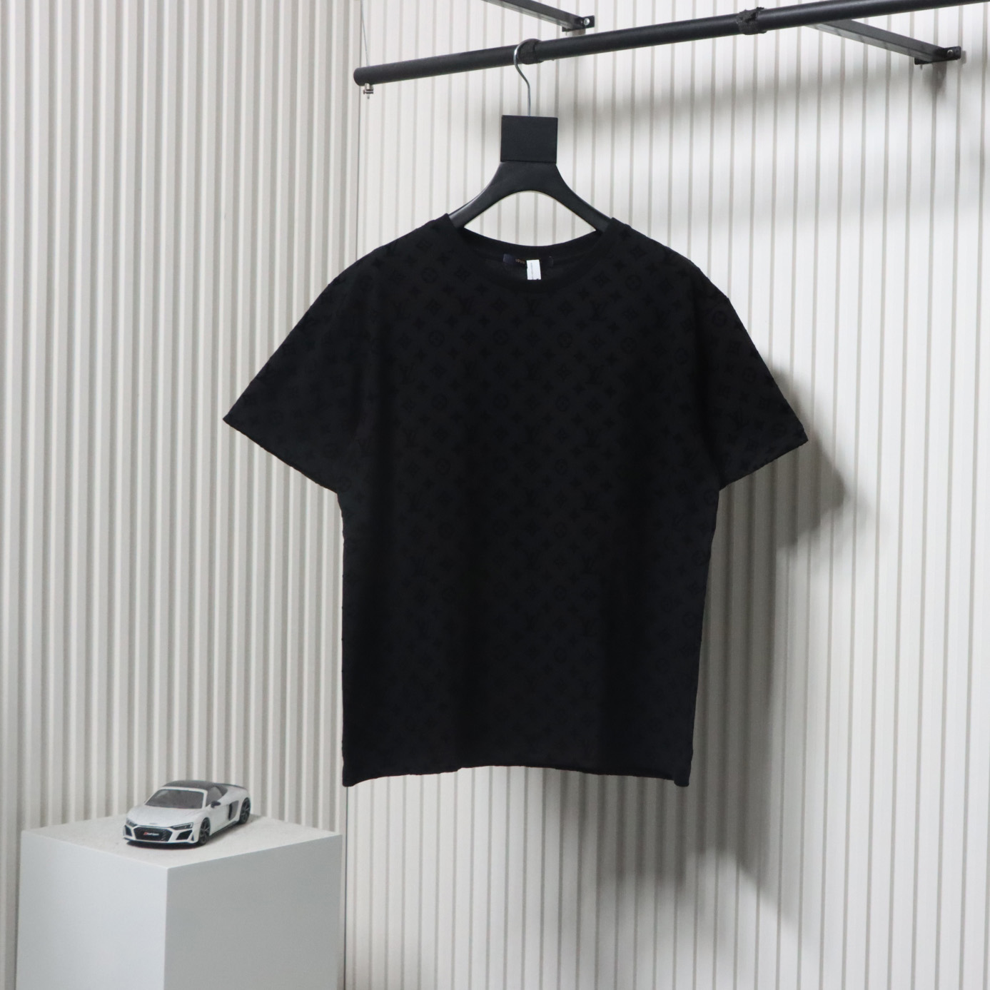 Louis Vuitton Jacquard Flocked T-Shirt Black