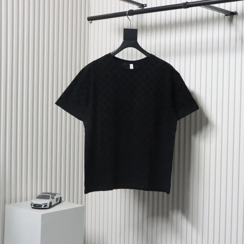 Louis Vuitton Jacquard Flocked T-Shirt Black
